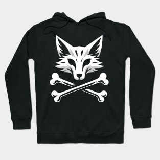 Jolly Roger Pirateflag Fox Skull Crossbones Hoodie